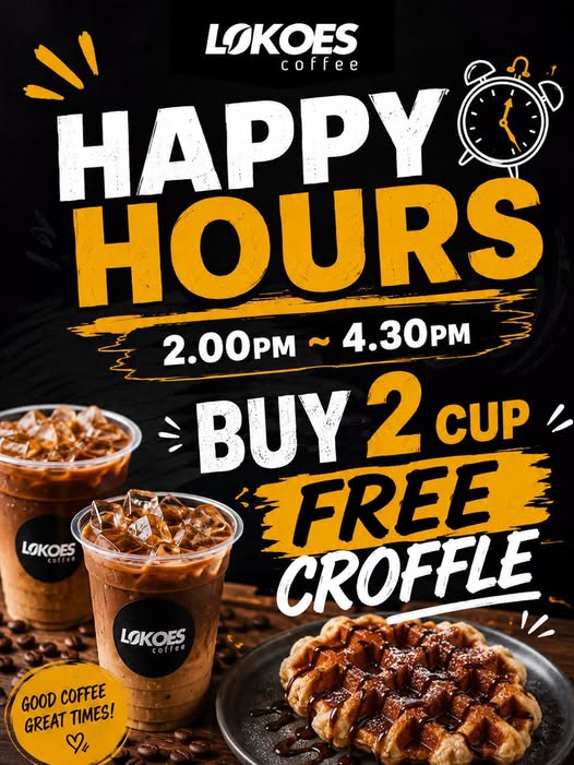 Happy Hour 2pm - 430pm Only!